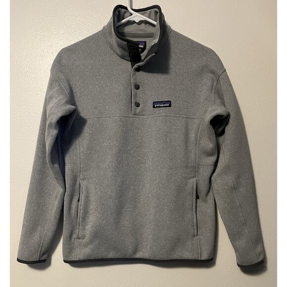 Patagonia Snap T Pullover Women Small Gray Better Sweater Fleece Outdoor Hiking - Picture 1 of 10